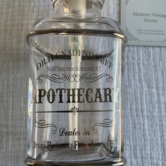 bella lux Bath Bella Lux Apothecary Liquid Soap Dispenser Pump